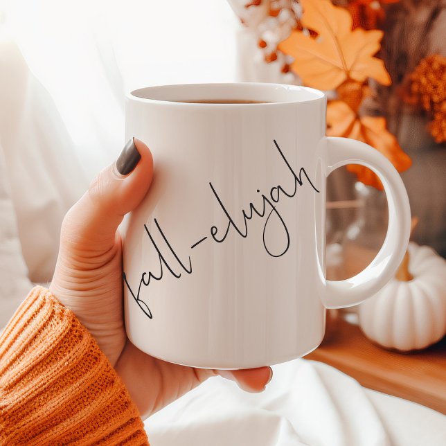 Fall-elujah (Hallelujah It's Fall) Coffee Mug (Creator Uploaded)