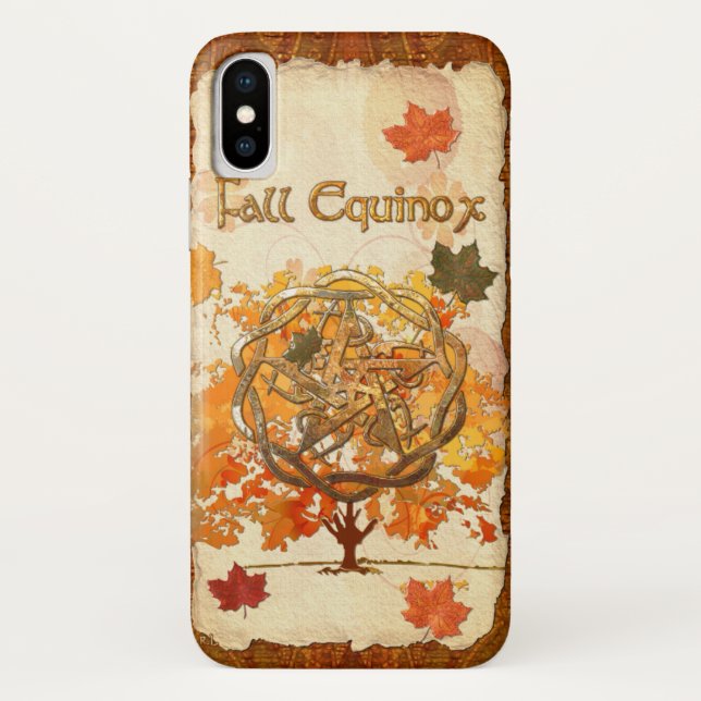 Fall Equinox Pagan Wiccan Case-Mate iPhone Case (Back)