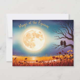 Fall Equinox Postcard