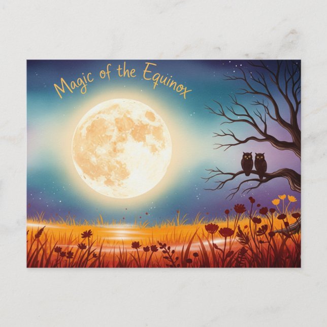Fall Equinox  Postcard (Front)