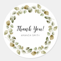 Fall Eucalyptus Wreath Thank You 