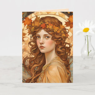 fall fairy -artisic  card