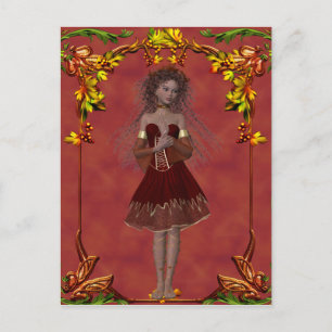 Fall Fairy Design 2 - Fantasy Postcard