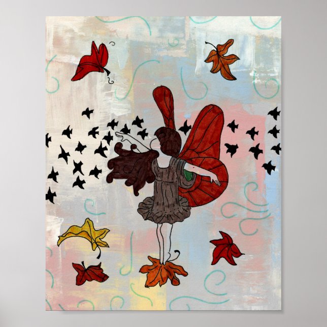 Fall Fairy Poster (Fall Colors) (Front)