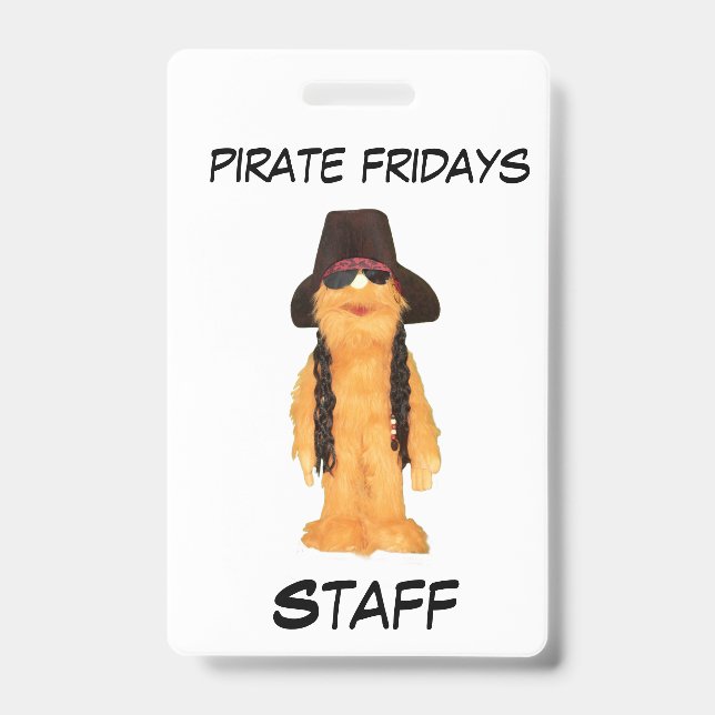 Fall Falldom Staff ID Badge  (Front)