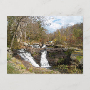 fall falls postcard