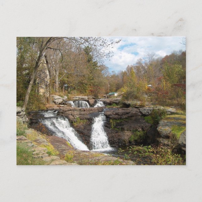 fall falls postcard (Front)