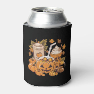 Fall Family Halloween Thanksgiving Cute Autumn Can Cooler