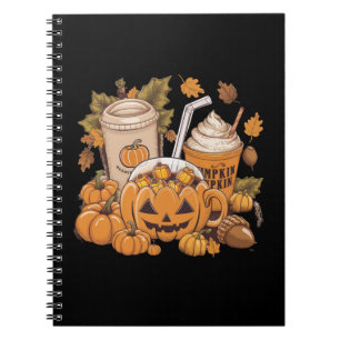 Fall Family Halloween Thanksgiving Cute Autumn Notebook
