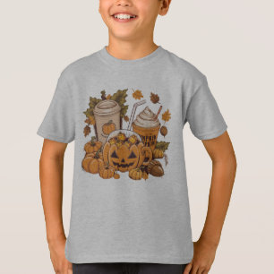 Fall Family Halloween Thanksgiving Cute Autumn T-Shirt