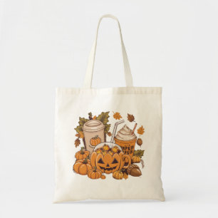 Fall Family Halloween Thanksgiving Cute Autumn Tote Bag