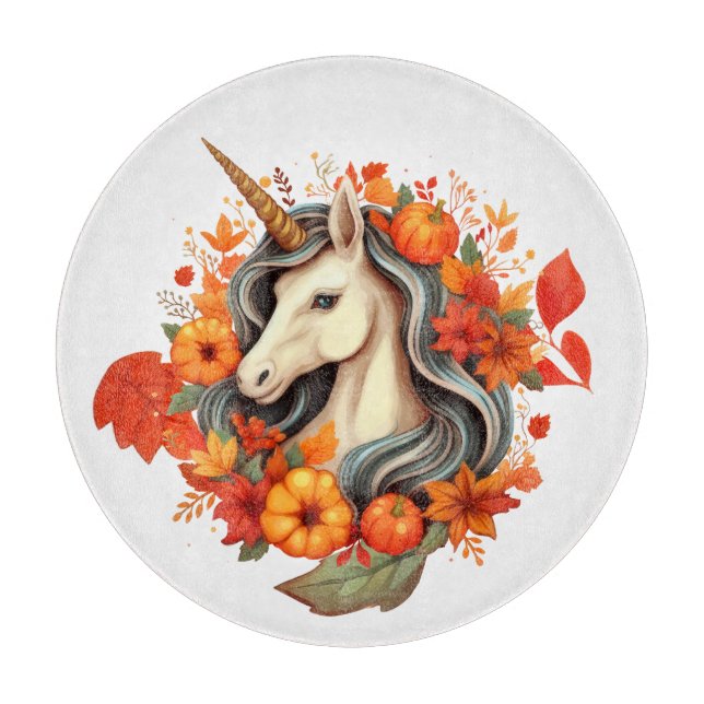 Fall Fantasy Cutting Board (Front)