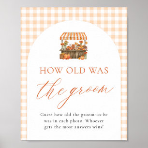 Fall Farmers Market How Old Was The Groom Sign