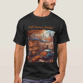 Fall Farmers Market Pumpkin Stand  T-Shirt