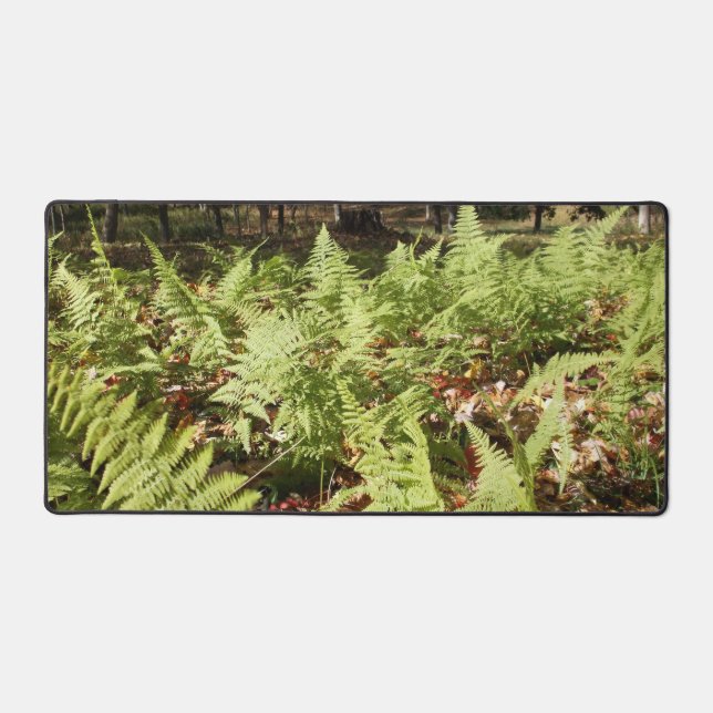 Fall Ferns Desk Mat (Front)