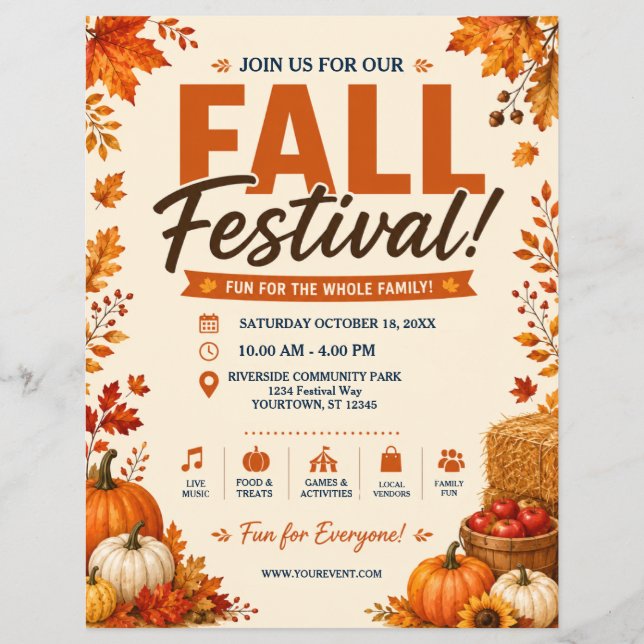 Fall Festival Flyer (Front)