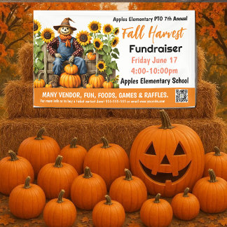 Fall Festival Fundraiser Banner | PTO PTA Church