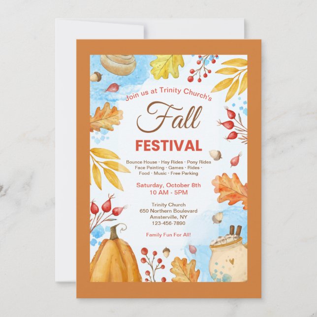 Fall Festival Invitation (Front)
