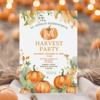 Fall Festival Invitation Harvest Party