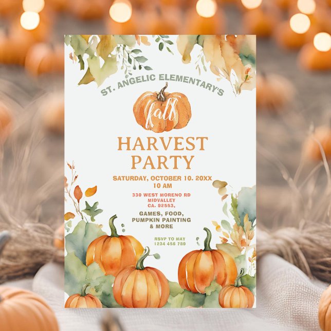 Fall Festival Invitation Harvest Party (Creator Uploaded)