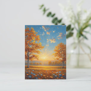 Fall Field Postcard