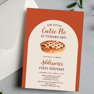 Fall First Birthday Invitation