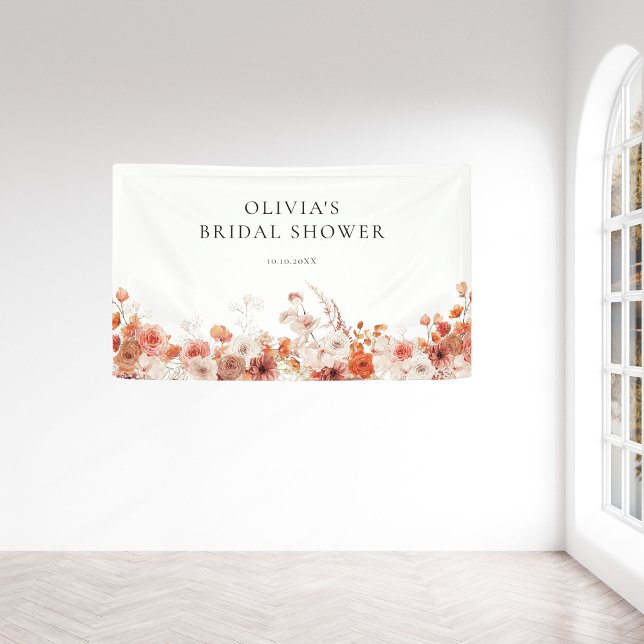 Fall Floral Bridal Shower Banner (Creator Uploaded)