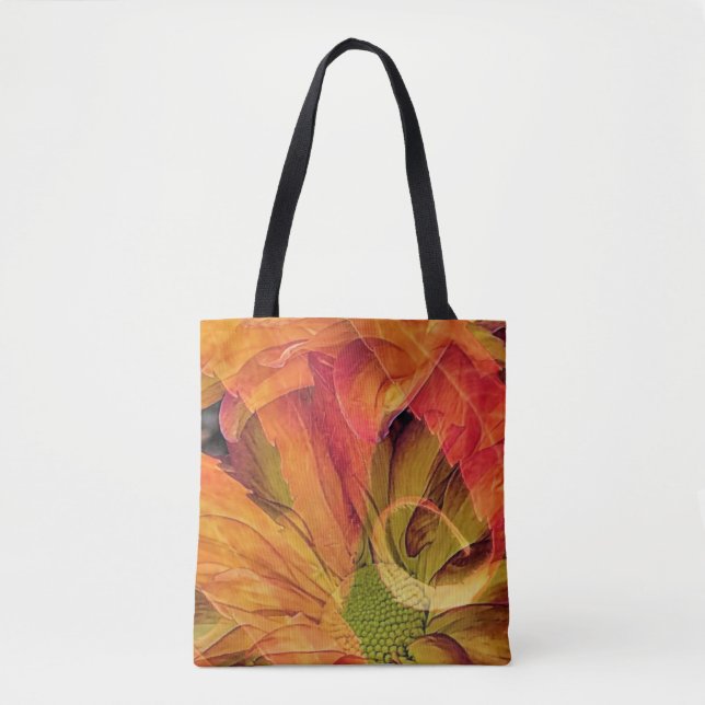 Fall floral composite - tote bag (Front)