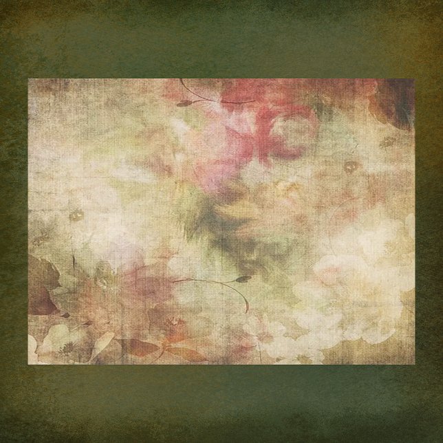 Fall Floral Decoupage Tissue Paper (Creator Uploaded)