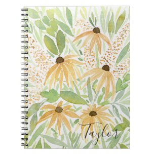 Fall Floral Notebook Black Eyed Susans