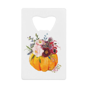 fall, floral, pumpkin
