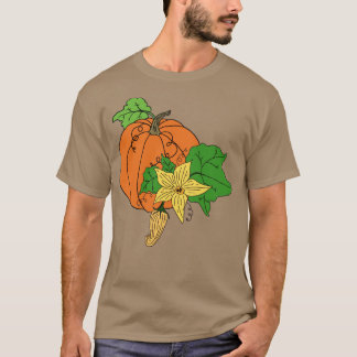 Fall floral pumpkin3 T-Shirt