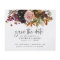 Fall Floral Save the Date Flyer