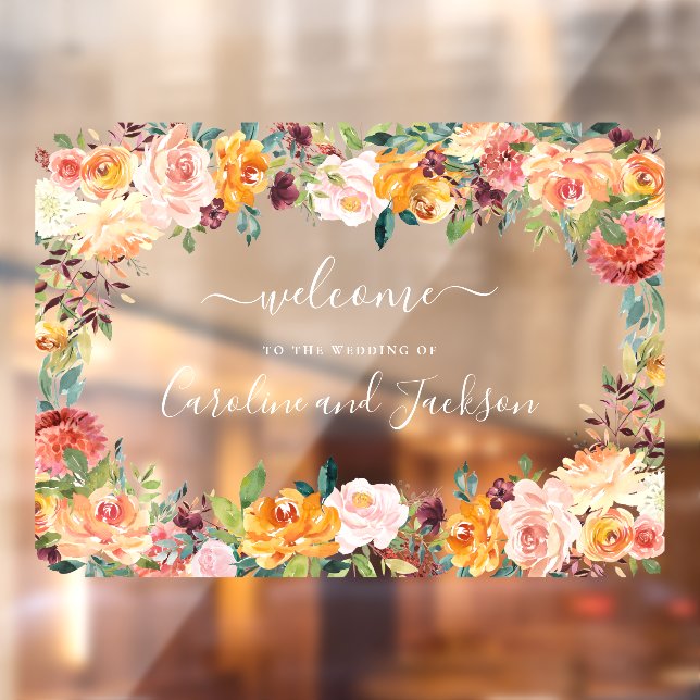 Fall Floral Wedding (Sheet 2)