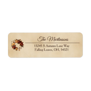 Fall Flowers Autumn Floral Wreath
