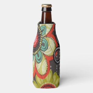 Fall Flowers Bottle Cooler