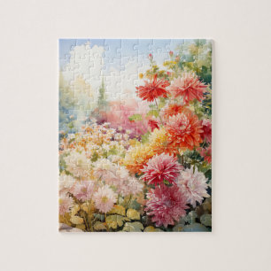 Fall Flowers Chrysanthemums Puzzle 110 Pcs. 8"x10"