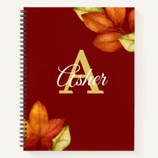 Fall Flowers Spiral Notebook