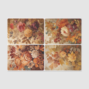 Fall Flowers Tissue Paper