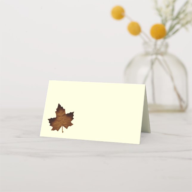 Fall Folded Place Cards (Back)