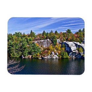 Fall Foliage around Lake Minnewaska Magnet