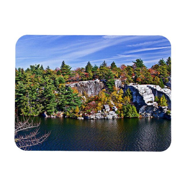 Fall Foliage around Lake Minnewaska Magnet (Horizontal)