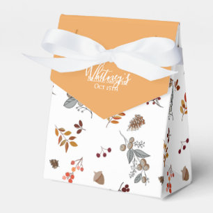 Fall Foliage Bridal Shower  Favour Box