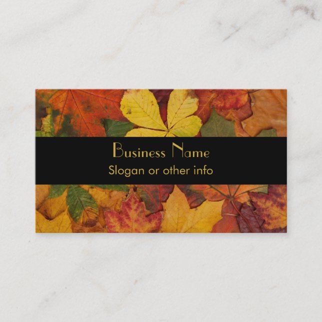 Fall Foliage Business Card (Front)