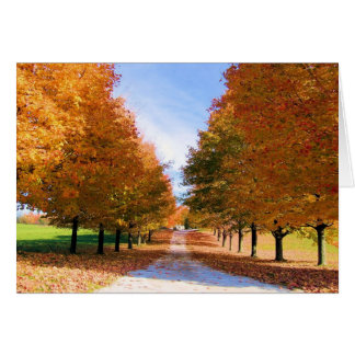 Fall Foliage Card