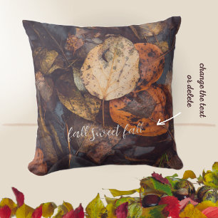 Fall foliage cushion