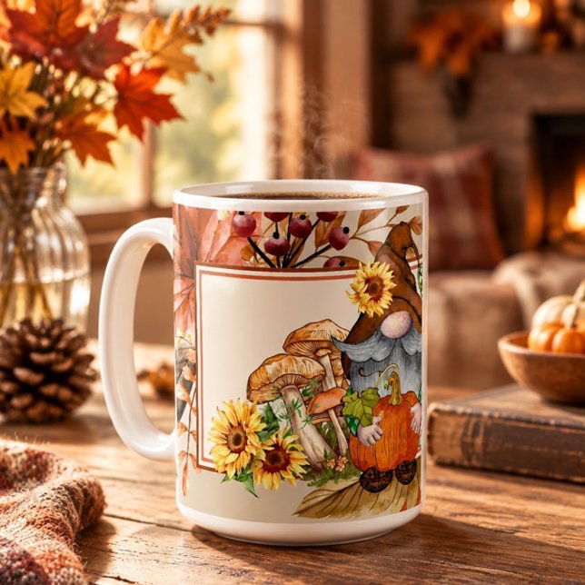 Fall Foliage Gnome  Coffee Mug (Creator Uploaded)