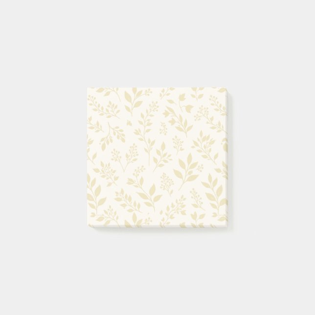 Fall Foliage Golden Wheat - Neutral Post-it Notes (Front)