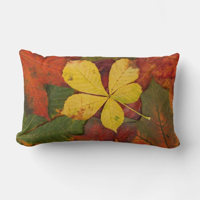 Fall Foliage Lumbar Cushion (Front)
