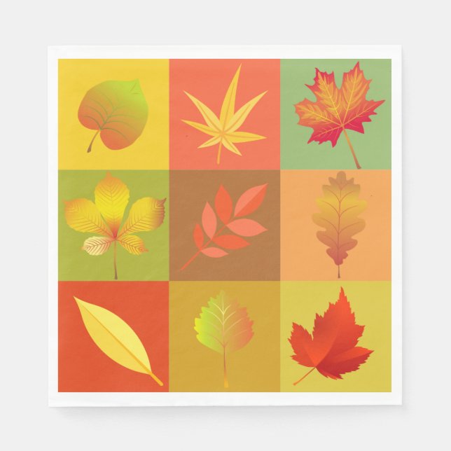 Fall Foliage Napkin (Front)